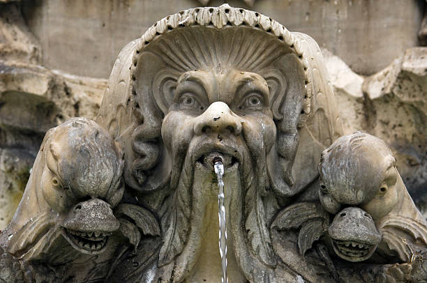 istock Rome - Fountain Detail 90816272