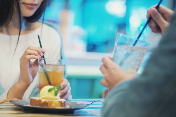 Young couple in Cafe