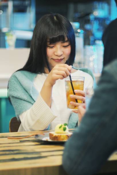 istock Young couple in Cafe 908168292