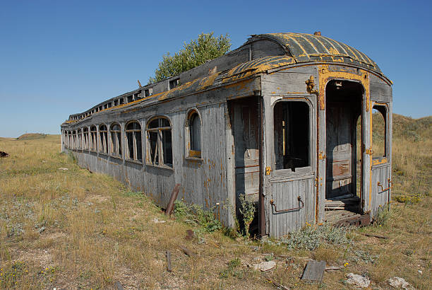 istock Old Passenger Car in the Prairie 90816882