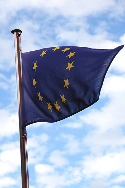European flag stock photo