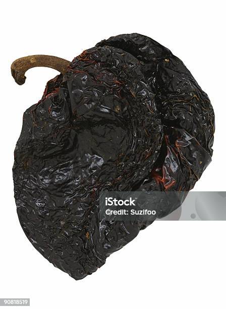 Width Chili Pepper Stock Photo - Download Image Now - Ancho, Black Color, Chilaca