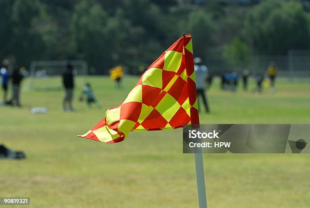 Corner Flag Stock Photo - Download Image Now - Corner Marking, Distance Marker, Baseball Pitcher