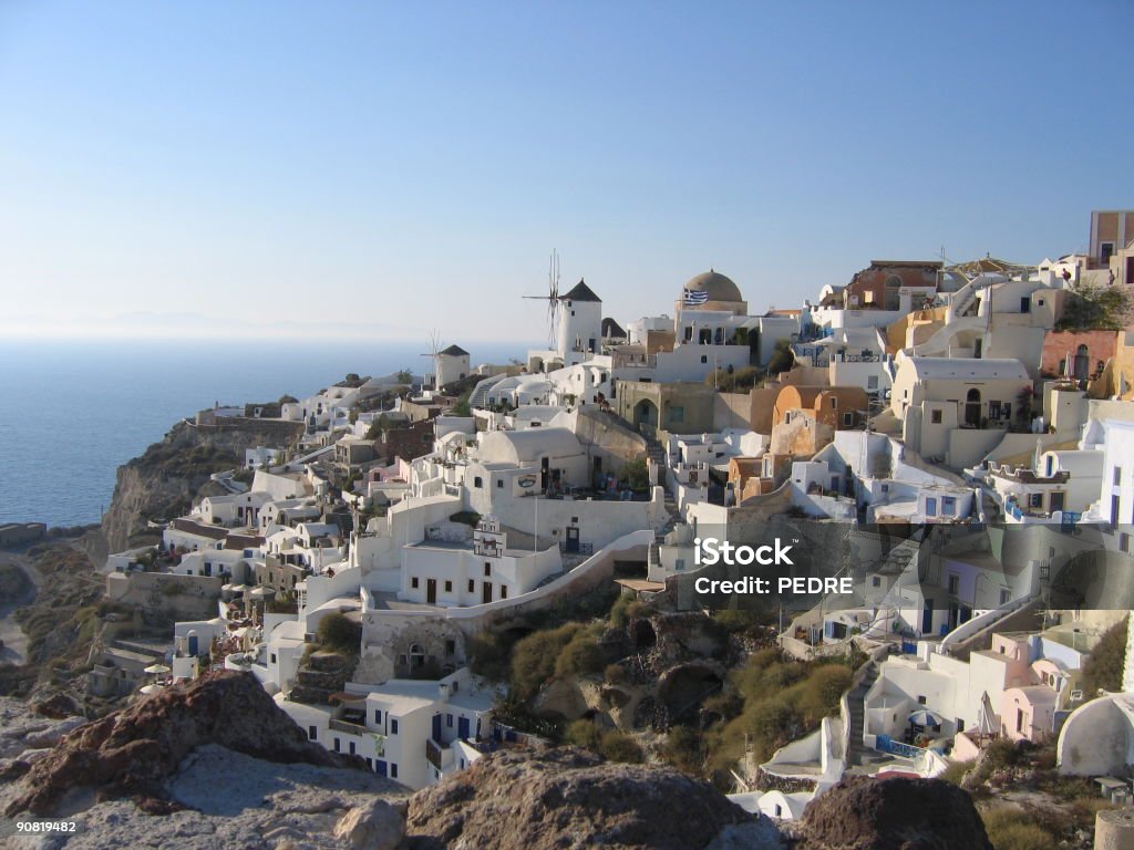 Oia - Royalty-free Aldeia Foto de stock