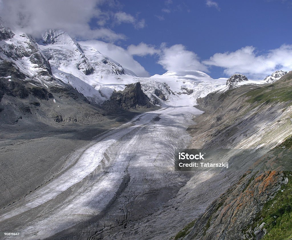Ghiacciaio delle Alpi - Foto stock royalty-free di Alpi