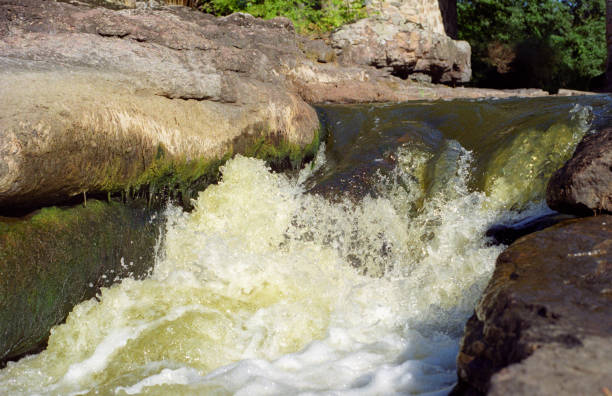 istock Mountain river. Shot on film 908205172