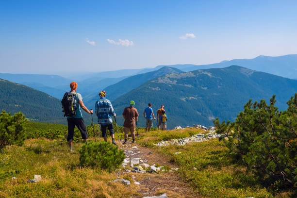 istock Group of hiker friends 908210578