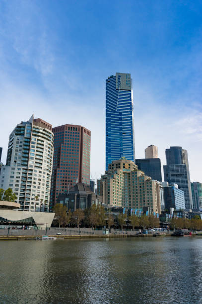 istock Beautiful Melbourne cityscape with Yarra river view 908213014
