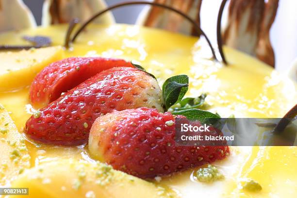 Cake Foam Stock Photo - Download Image Now - Baked Pastry Item, Cake, Close-up