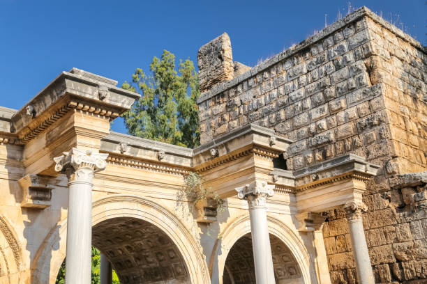 istock Hadrian's Gate in Antalya, Turkey 908219720