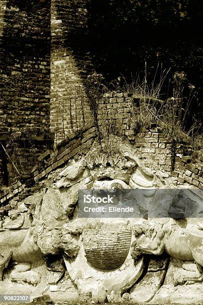 Foto de Old Castle Leões e mais fotos de stock de Abandonado - Abandonado, Animal selvagem, Antigo