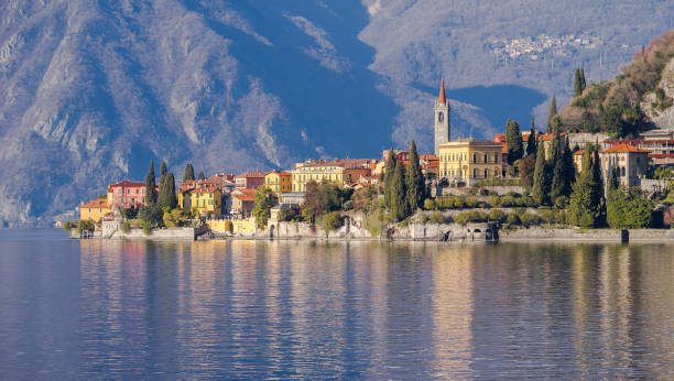 istock Waterfront landscape of Varenna, Como Lake 908227664