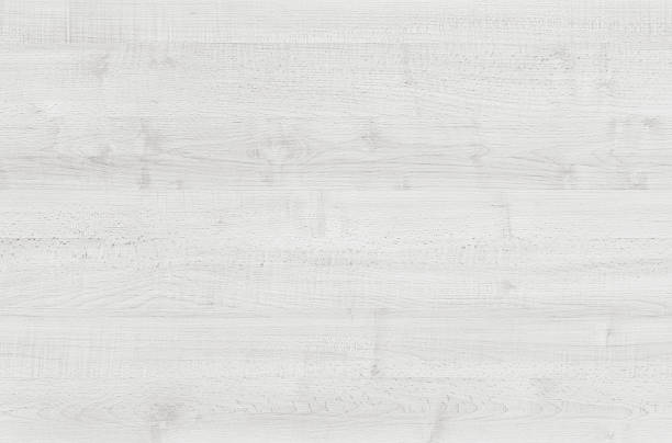 White washed wood surface as background texture - fotografia de stock