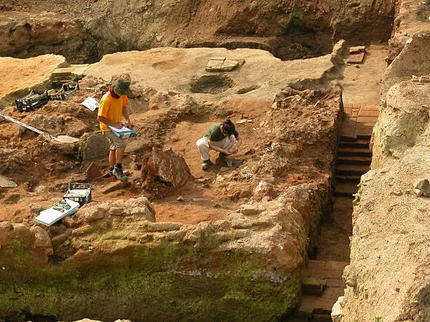 Photo of Archeologists at work II