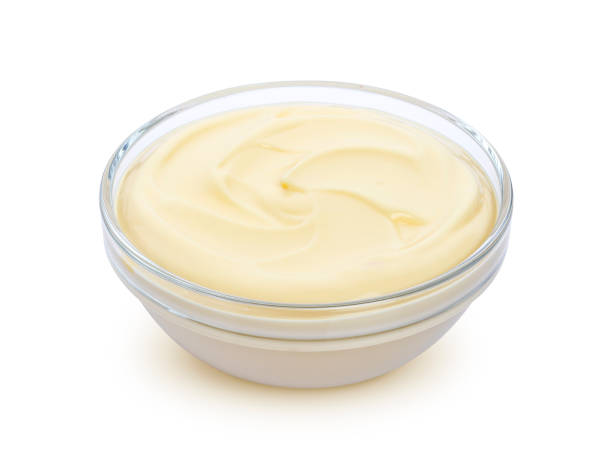 mayonnaise, die isoliert auf weißem hintergrund - 2589 stock-fotos und bilder