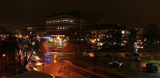 Christchurch Hospital (New Zealand) stock photo