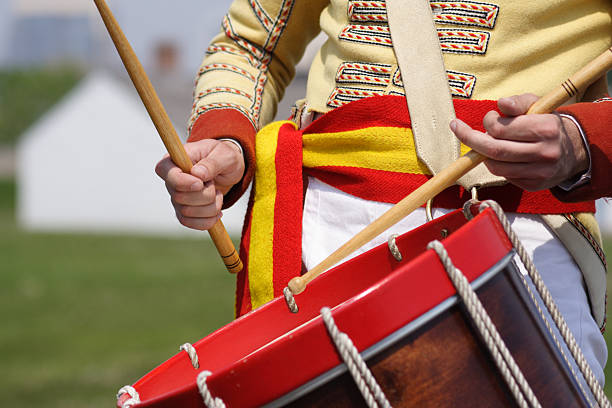 istock Drummer 19th Century Soldier With Drum 90825201