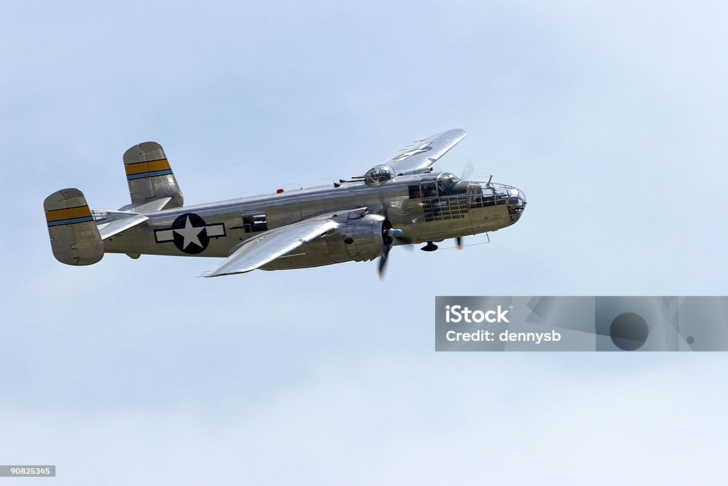 B - 25J Mitchell avión - Foto de stock de Avión libre de derechos