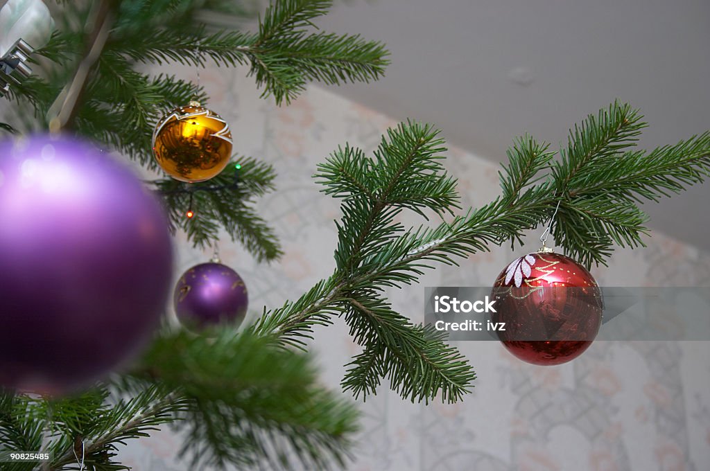 Decorazioni di Natale - Foto stock royalty-free di Abete
