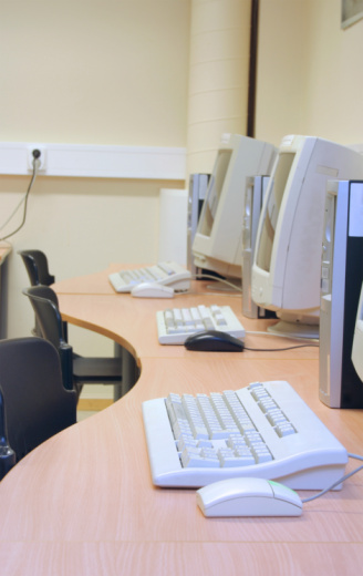 Computer Class Image Extra Large Computer Class Stock Photo - Download Image Now - Black Color, Blue ...
