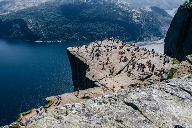 istock Aerial view of Preikestolen, Norway 908259766