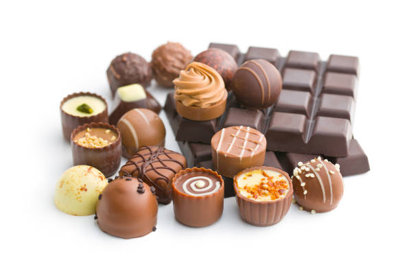 istock various chocolate pralines and chocolate bar 908259874