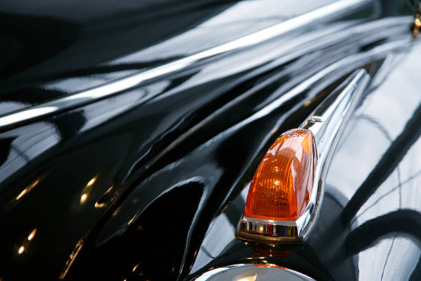 istock Vintage car detail 90826109
