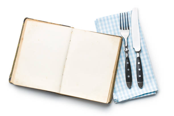 istock vintage book and cutlery 908263062