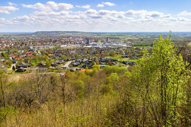 istock View of a small Swedish town 908263496