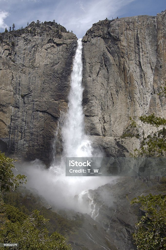Górny wodospad Yosemite - Zbiór zdjęć royalty-free (Bez ludzi)