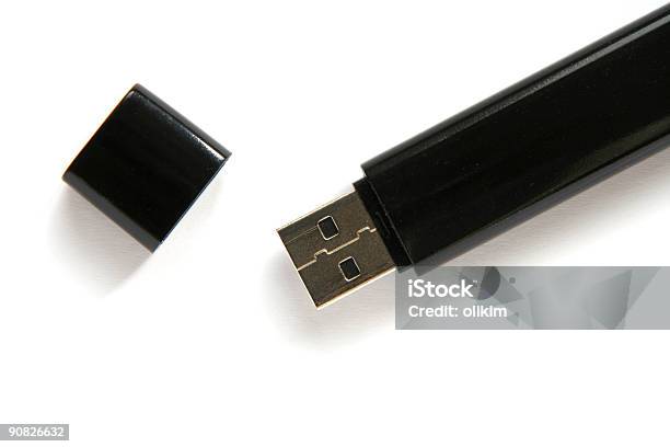 Foto de Memória Flash Usb e mais fotos de stock de Arame - Arame, Cabo USB, Cabo de conexão de rede