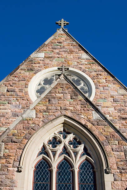 Church steeple stock photo