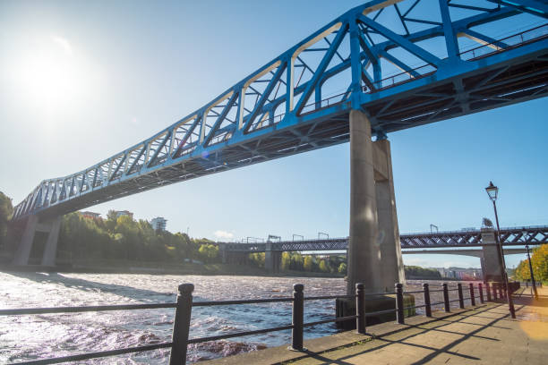 istock Quayside along Tyne River, in Newcastle with King Edward VII Bridge 908268150