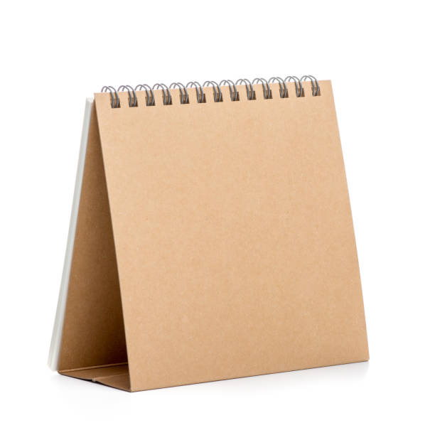 istock Blank desk calendar isolated 908270770