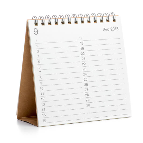 istock Minimal desk calendar 2018 isolated 908270792