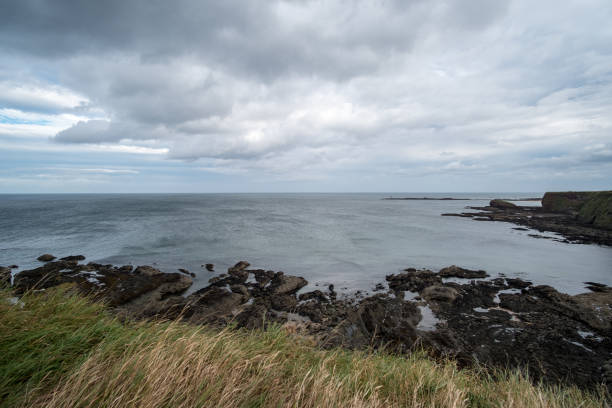 Rocky Beach Coast in Scotland