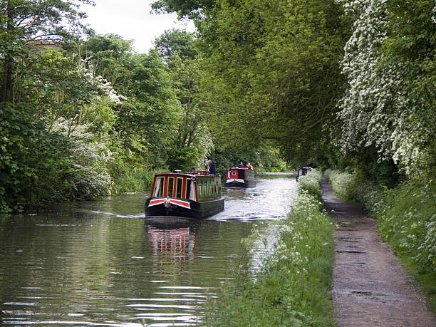 istock Canal narrowboats 90827751