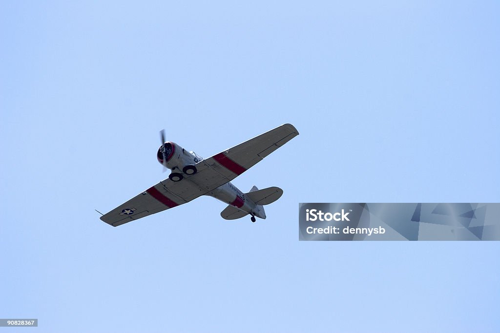 Samolot WWII flyover. - Zbiór zdjęć royalty-free (1941)