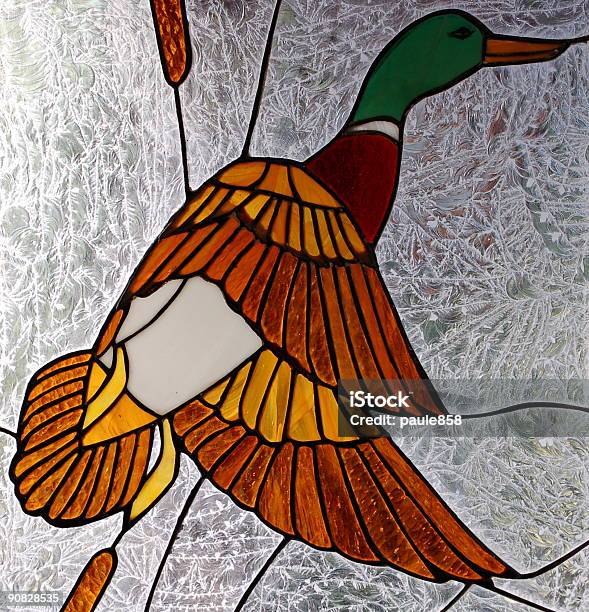 ガラス製のアヒル - ステンドグラスのストックフォトや画像を多数ご用意 - ステンドグラス, 動物の翼, 鳥