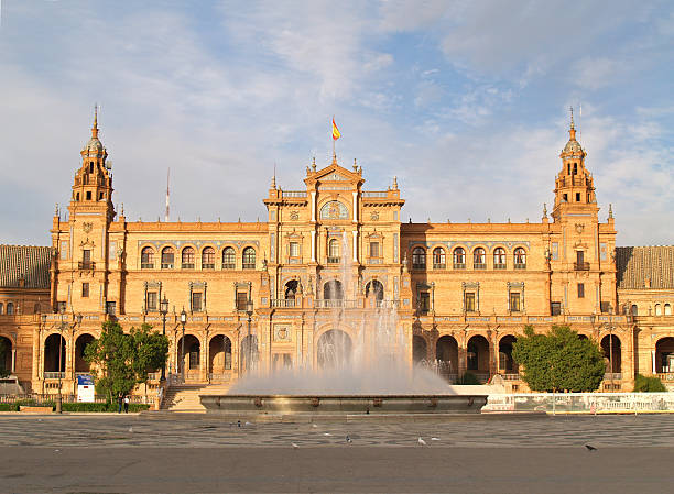 Plaza de Espana in Seville, Andalucia, Spain Plaza de Espana in Seville, Andalucia, Spain ancient creativity andalusia architecture stock pictures, royalty-free photos & images