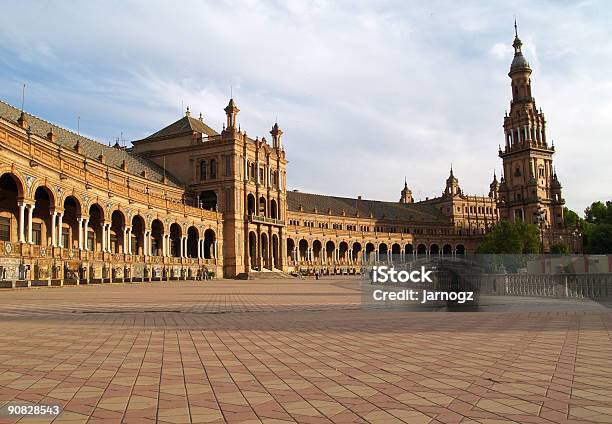 Plaza De España In Sevilla Andalusien Spanien Stockfoto und mehr Bilder von Andalusien - Andalusien, Architektur, Baugewerbe