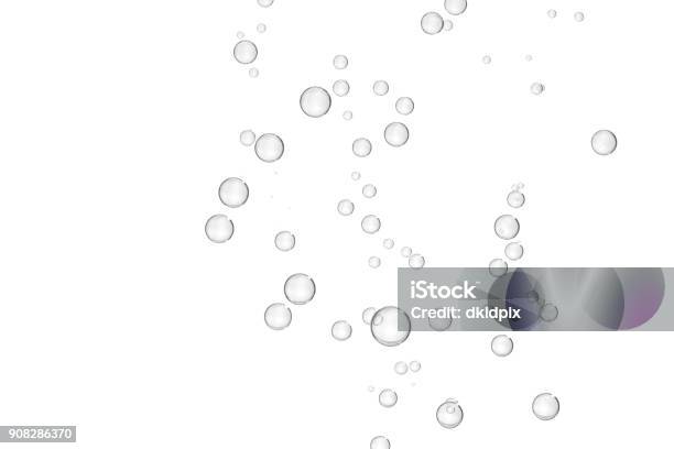 Burbujas Gris Aisladas Foto de stock y más banco de imágenes de Burbuja - Burbuja, Agua, Recortable