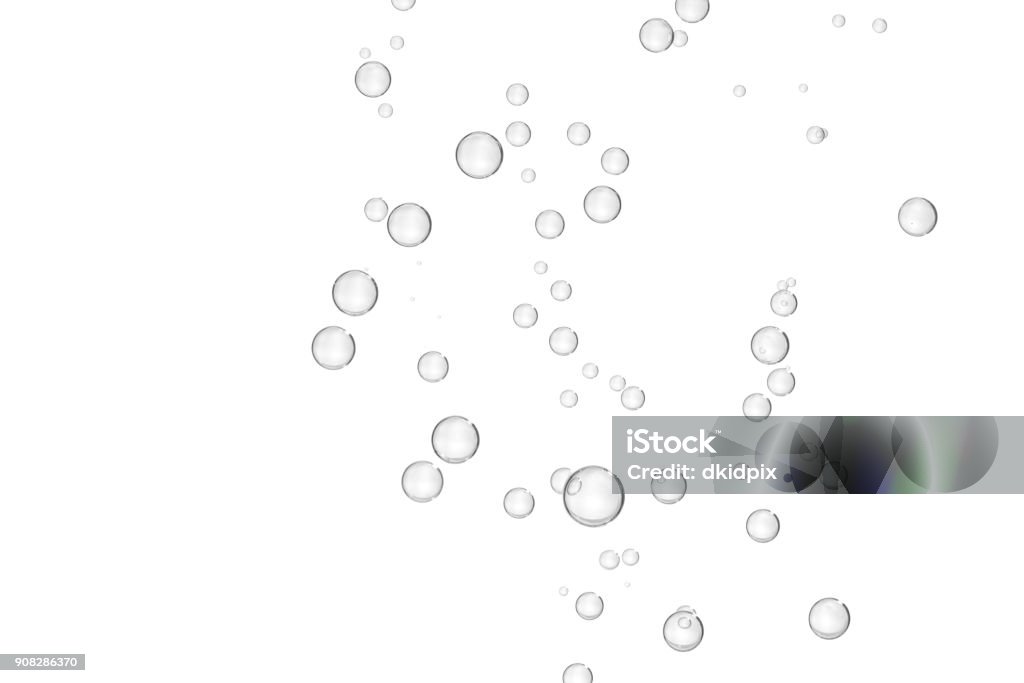Isolado bolhas cinza - Foto de stock de Bolha - Estrutura física royalty-free