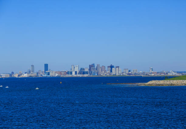 istock Boston Skyline from the Sea 908290494
