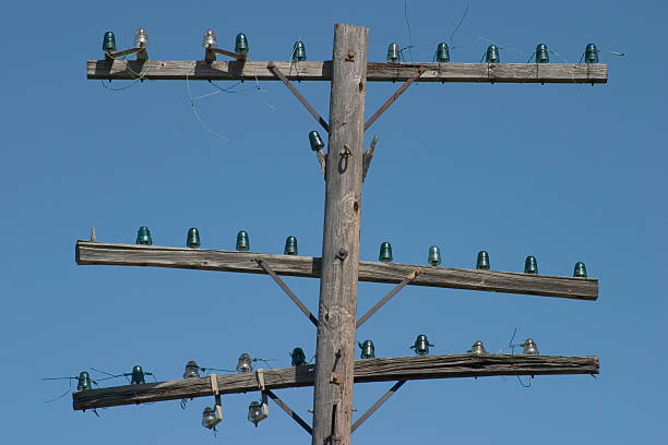 Telephone Pole stock photo