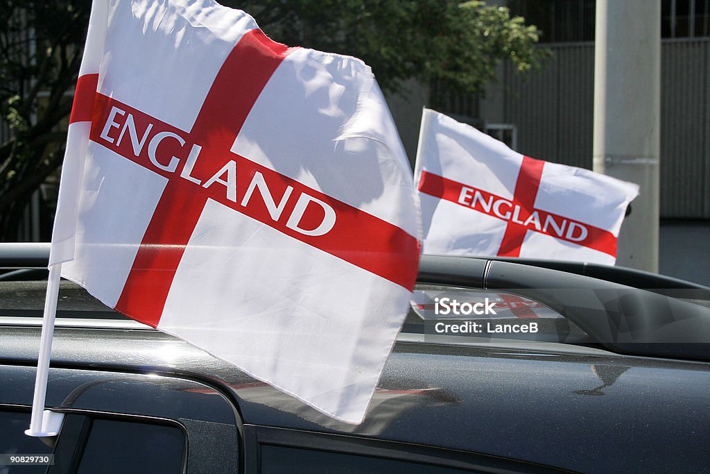 Inglaterra bandeiras do Campeonato do Mundo - Royalty-free Bandeira Inglesa Foto de stock