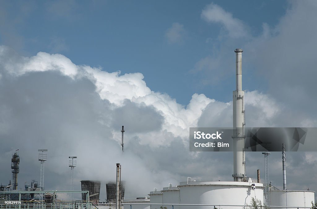 Oil Refinery  Ingolstadt Stock Photo