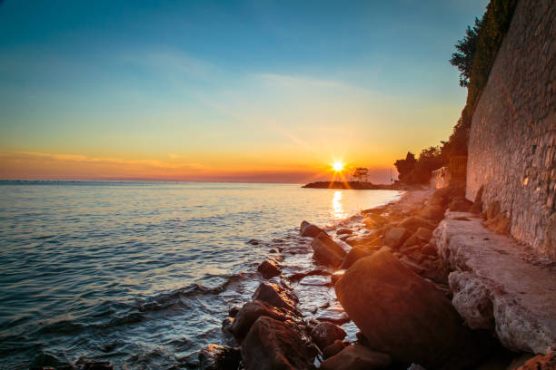 istock Sunset at the sea, Trieste 908300114