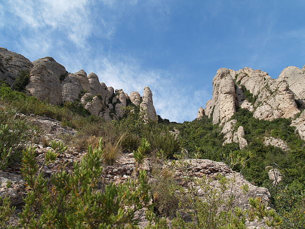 montanha de montserrat - moreneta - fotografias e filmes do acervo