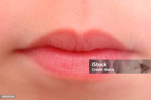 Perfeito Lábios - Fotografias de stock e mais imagens de Mucosa - Mucosa, Criança, Fechado